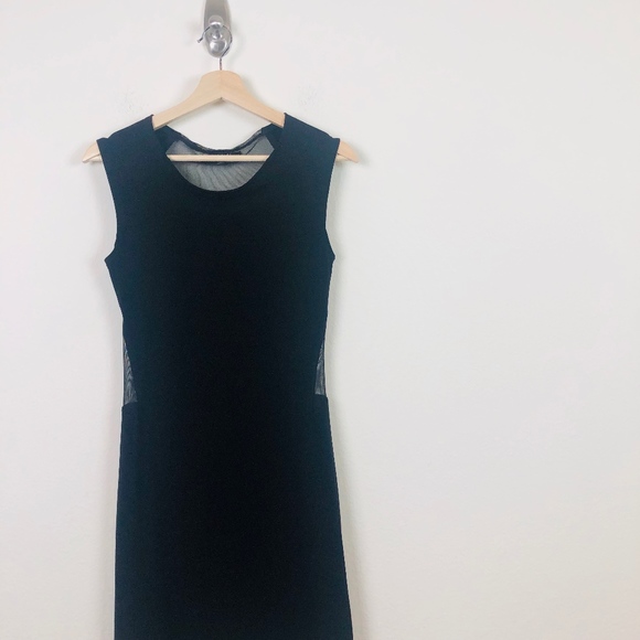 Elizabeth and James Black Mesh Dress - Picture 4 of 7